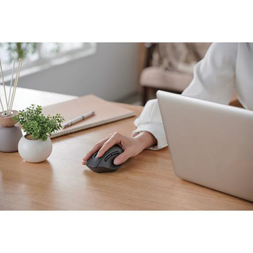 Elecom M-SH20DBSKBK Anti Bacterial 5 BTN Wireless Silent Mouse (Black)