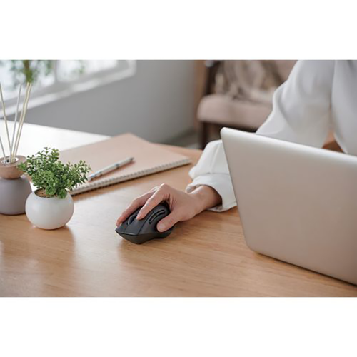 Elecom M-SH30BBSKBK Anti Bacterial 5 BTN Tilt  BT Silent Mouse (Black)