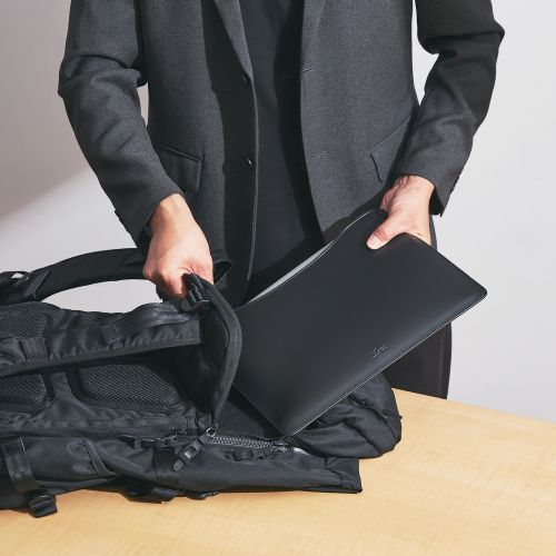 Elecom BM-IBSVM2213BK Soft leather Inner sleeve MacBook  13 (Black)