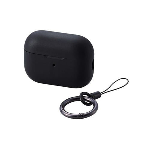 Elecom AP4SCBK Airpods Pro Gen 2 Silicone Case (Black)