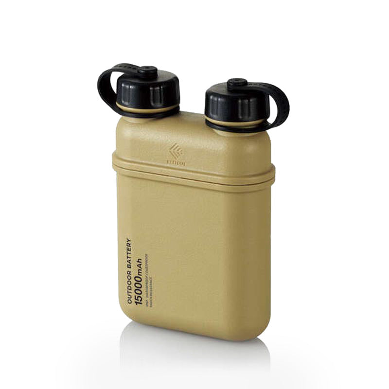 Elecom DE-NEST15000ABE 15000mAh 32W 1C2A Power Bank (Beige)