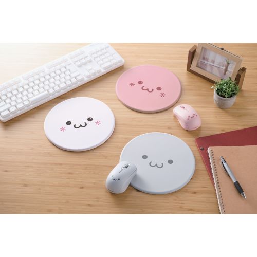 Elecom MP-FC01GF Shiro Chan Face Design Mousepad (Grey)