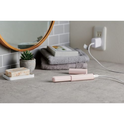 Elecom HAB-HIS01UPN USB Hair Iron Straightener (Pink)