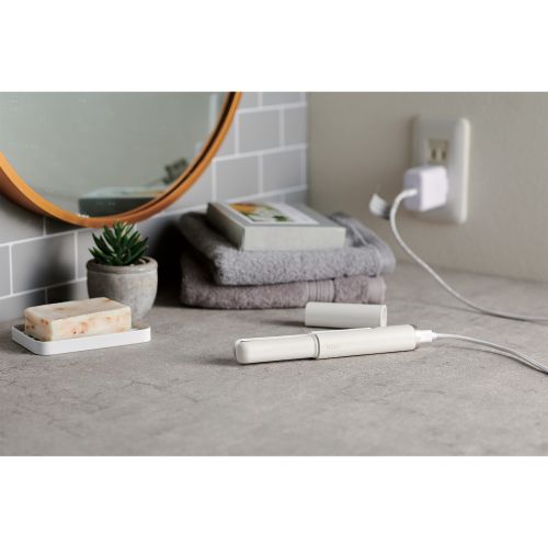 Elecom HAB-HIS01UWH USB Hair Iron Straightener (White)
