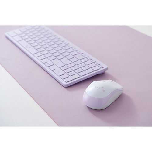 Elecom M-IR07DRSPF2-G Anti Bacterial Wireless 3 BTN Silent Mouse (Purple/White)