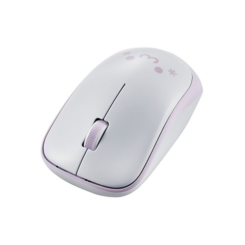 Elecom M-IR07DRSPF2-G Anti Bacterial Wireless 3 BTN Silent Mouse (Purple/White)