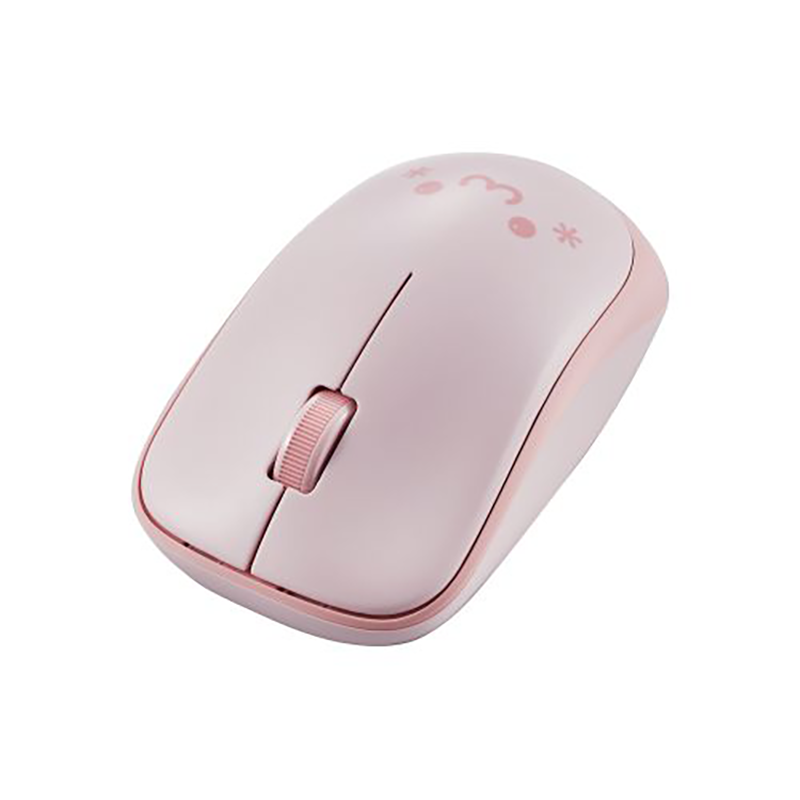 Elecom M-IR07DRSPF4-G Anti Bacterial Wireless 3 BTN Silent Mouse (Pink/White)