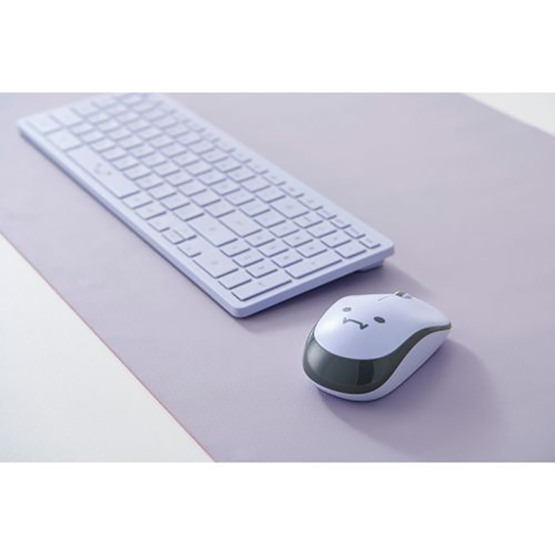 Elecom M-IR07DRSPF5-G Anti Bacterial Wireless 3 BTN Silent Mouse (Purple/Grey)