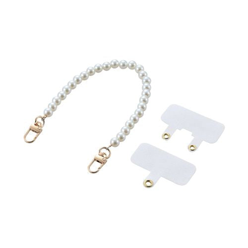 Elecom P-STHPAL Smartphone Hand Strap Pearl