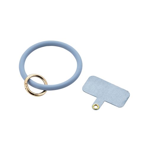 Elecom P-STHSIBU Smartphone Hand Strap Silicon Ring (Blue)
