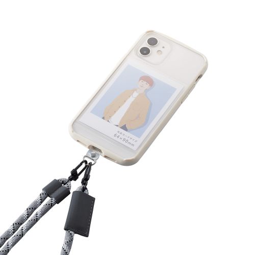 Elecom P-STHD1CAMCR Smartphone Strap Holder Sheet M Sz (Clr)