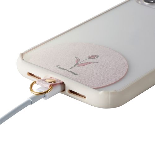 Elecom P-STHD1DE01 Smartphone Strap Holder Flower Design