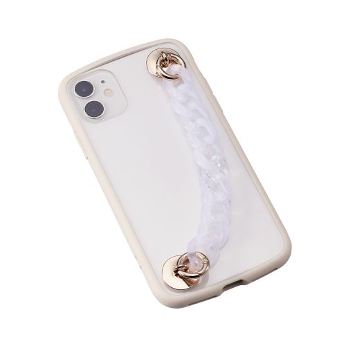 Elecom P-STKHCHSCR Key Ring Hanger Chain Flat (Clear)