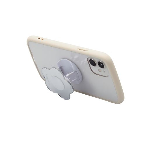 Elecom P-STRFMRFSV Smartphone Grip Mirror (Flower)