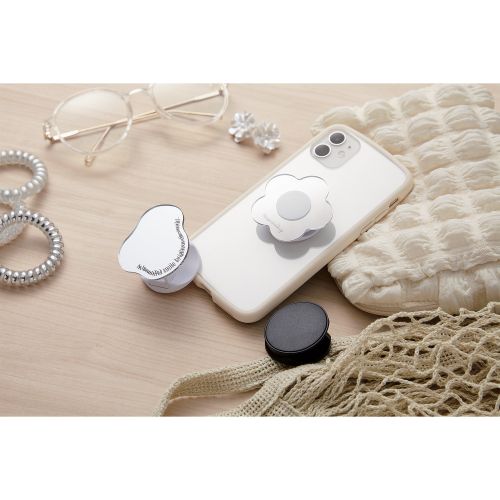 Elecom P-STRFMRFSV Smartphone Grip Mirror (Flower)