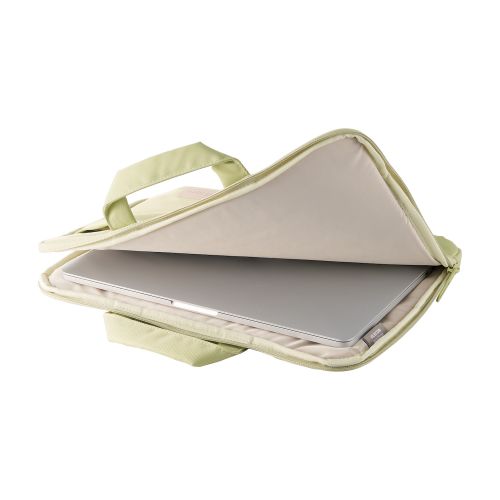 Elecom BM-OF07GN2 14-inch PC Inner Bag with Shoulder Strap (Light Green)