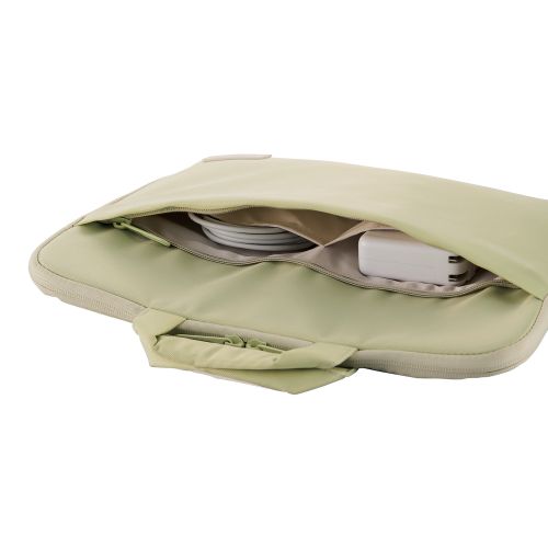 Elecom BM-OF07GN2 14-inch PC Inner Bag with Shoulder Strap (Light Green)