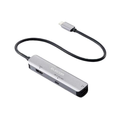Elecom DST-C29SV 4 in 1 Docking Station HDMI/Lan/1X USB 3.2(Gen 1) PD100W