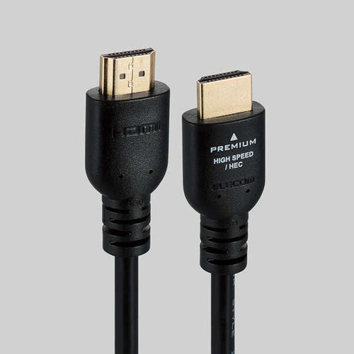 Elecom DH-HDPS14E20BK2 Premium High Speed HDMI Cable Ver2 2M