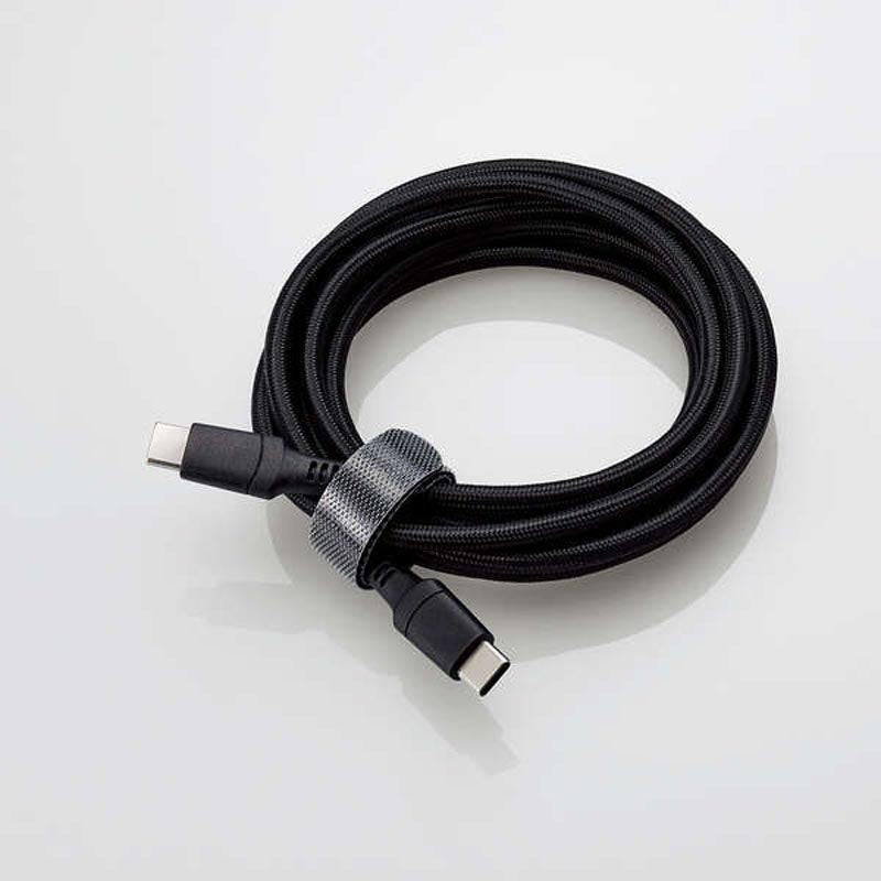 Elecom MPA-CC5PS20BK USB C To USB C Cable PD 100W 2M