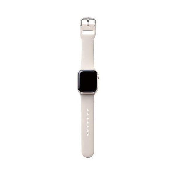 Elecom AW-41BDSCWH 38mm-41mm for Apple Watch Band Silicone (White)