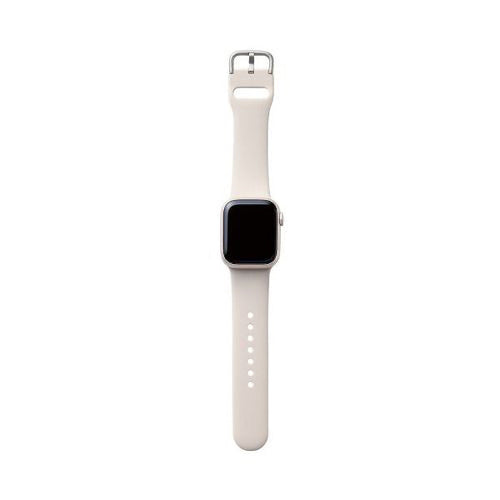 Elecom AW-41BDSCWH 38mm-41mm for Apple Watch Band Silicone (White)
