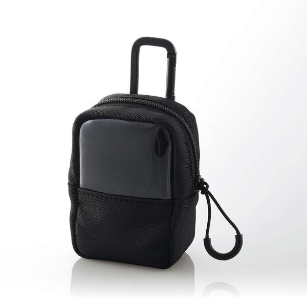Elecom TWS-EP23FLBK Earphone Case Pouch