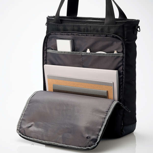 Elecom BM-TBTWBK Business Tote Bag 3way type (Black)