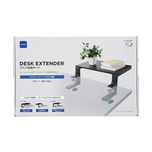 Elecom PCA-DPST3825BK Desk Extention Board (Black)