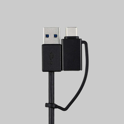Elecom U3H-CA4004BBK USB C/A 4Ports 3.1(Gen 1) Hub (Black)