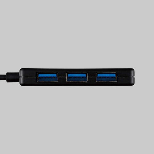 Elecom U3H-CA4004BBK USB C/A 4Ports 3.1(Gen 1) Hub (Black)