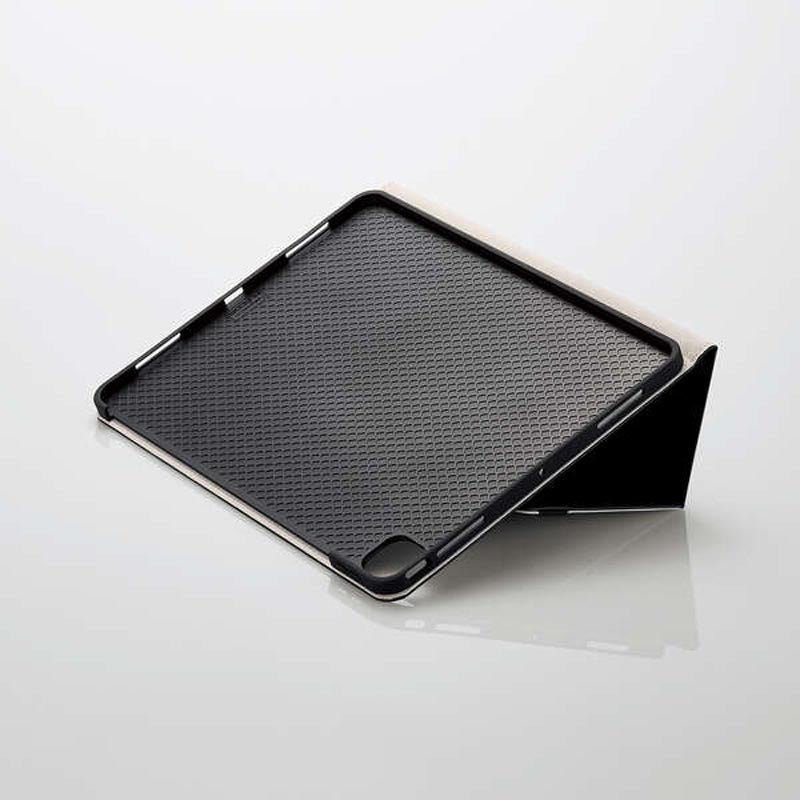 Elecom TB-A24PLPLF2BK iPad Pro 13 (2024) Soft Leather 2 Angles Stand (Bk)