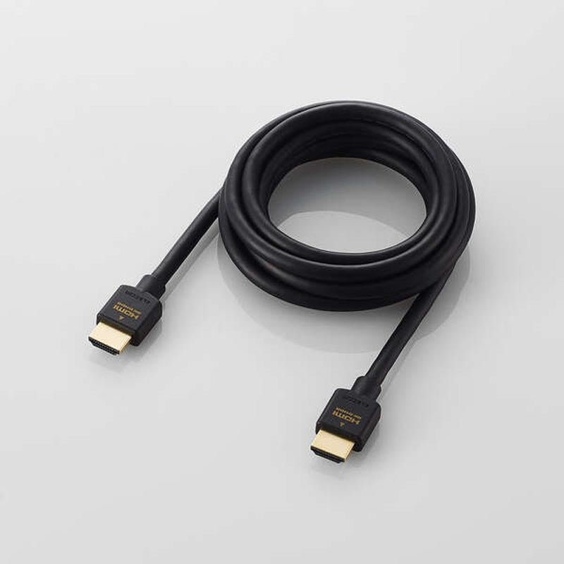 Elecom DH-HD21E20BK2 HDMI Cable Ver 2.1 8K UHDR 2M (Black)