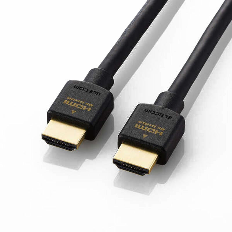 Elecom DH-HD21E20BK2 HDMI Cable Ver 2.1 8K UHDR 2M (Black)