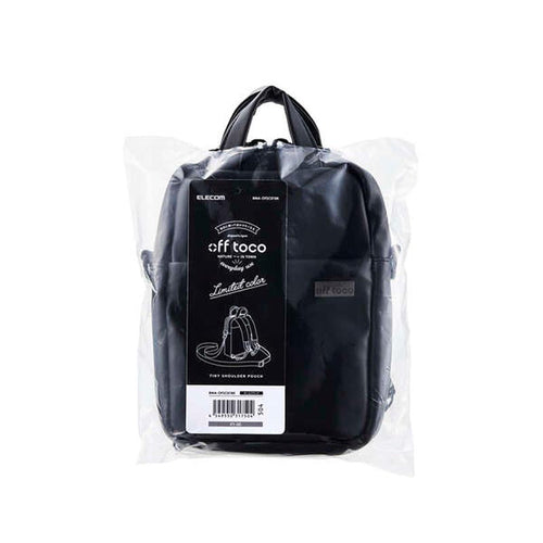 Elecom BMA-OFSC01BK Offtoco Small Sling Bag (Calm Black)