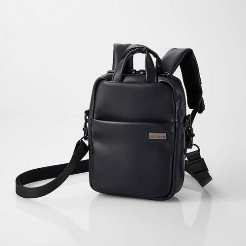 Elecom BMA-OFSC01BK Offtoco Small Sling Bag (Calm Black)