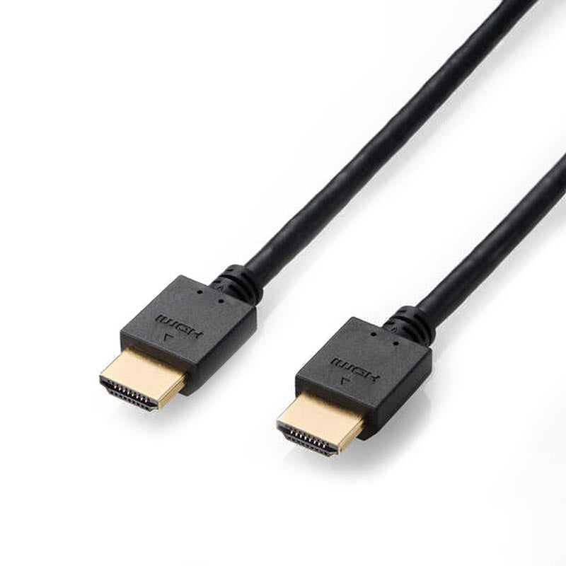 Elecom DH-HD14E10BK2 Ver 1.4 High Speed HDMI Cable 1M (Black)
