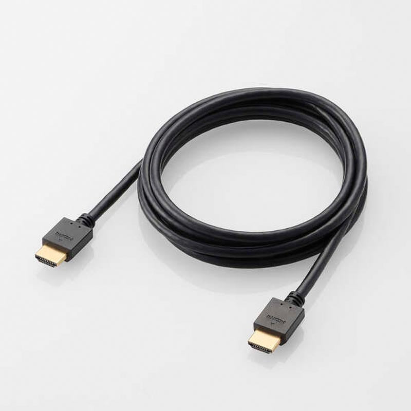Elecom DH-HD14E20BK2 Ver 1.4 High Speed HDMI Cable 2m (Black)