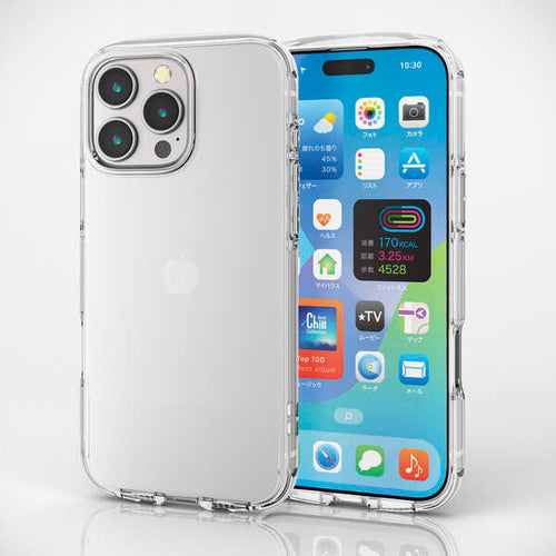 Elecom iPhone 16 Pro Max 6.9 (2024) Tough Slim Lite Shock Absorption (Clear)