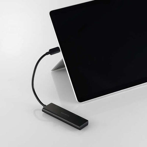 Elecom U3HC-H040PBK USB-C Hub 4 Ports 5GBPS (Black)