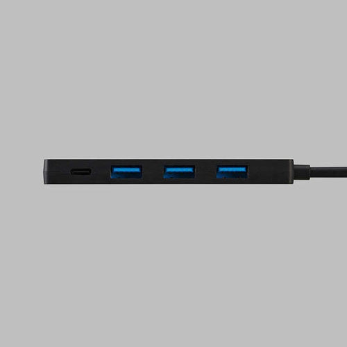 Elecom U3HC-H040PBK USB-C Hub 4 Ports 5GBPS (Black)
