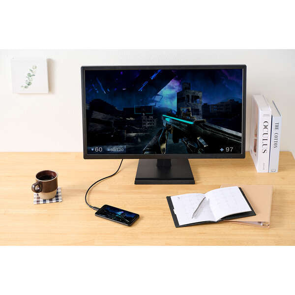 Elecom MPA-CHDMIS10BK2 USB-C to HDMI 1M (Black)
