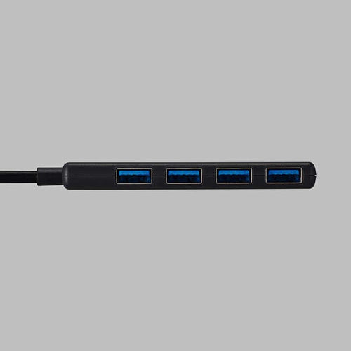 Elecom U3H-H040BK USB 3.0 (5Gpbs) 4 Port Adapter (Black)