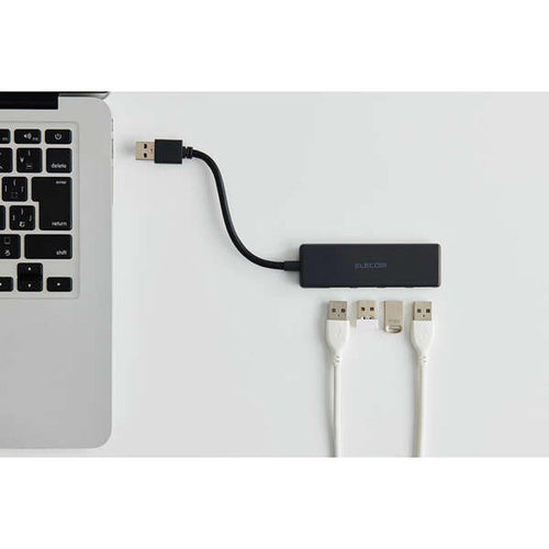 Elecom U3H-H040BK USB 3.0 (5Gpbs) 4 Port Adapter (Black)