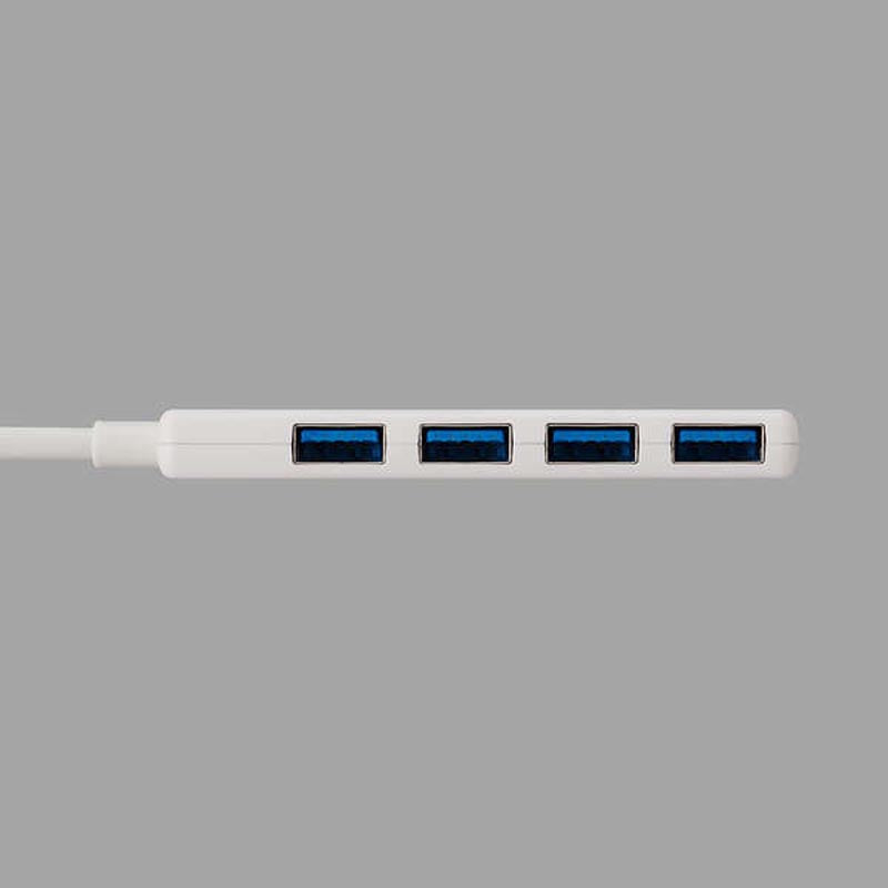 Elecom U3H-H040WF USB 3.0 (5Gpbs) 4 Port Adapter (White)