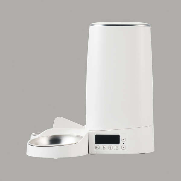 Elecom PET-AF04WH-G Auto Pet Feeder with 2 Bowls