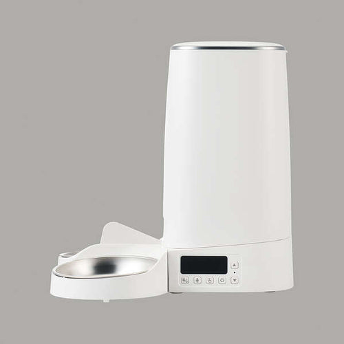 Elecom PET-AF04WH-G Auto Pet Feeder with 2 Bowls