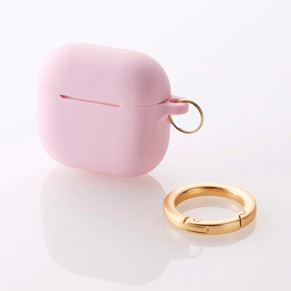 Elecom AVA-AP06SCJPN Airpods Gen4 Silicon Case (Pink)