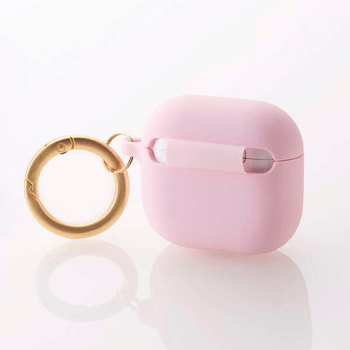 Elecom AVA-AP06SCJPN Airpods Gen4 Silicon Case (Pink)