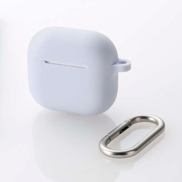 Elecom AVA-AP06SCPU Airpods Gen4 Silicon Case (Purple)